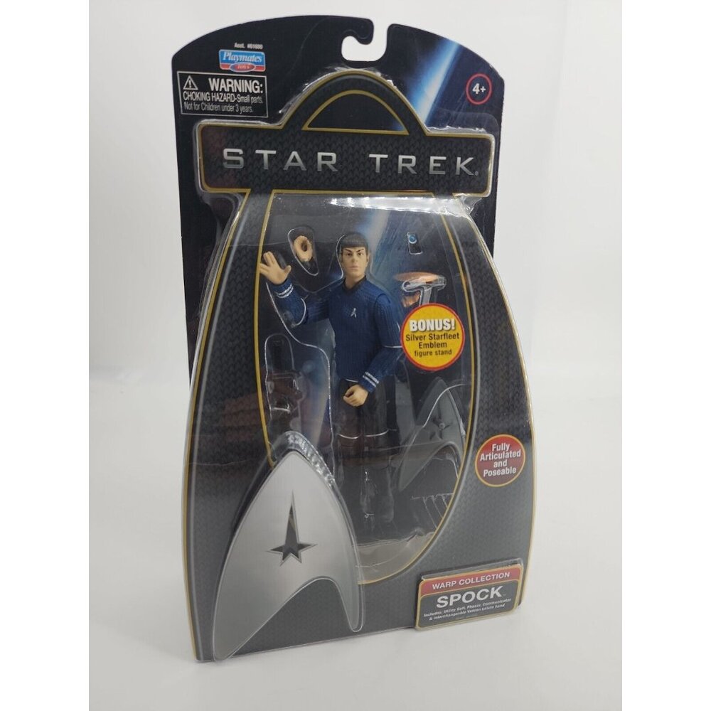 Star Trek Warp Collection Young Spock Action Figure 2009 Playmates -8264